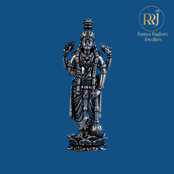 Sterling Silver Vishnu Murthy Statue