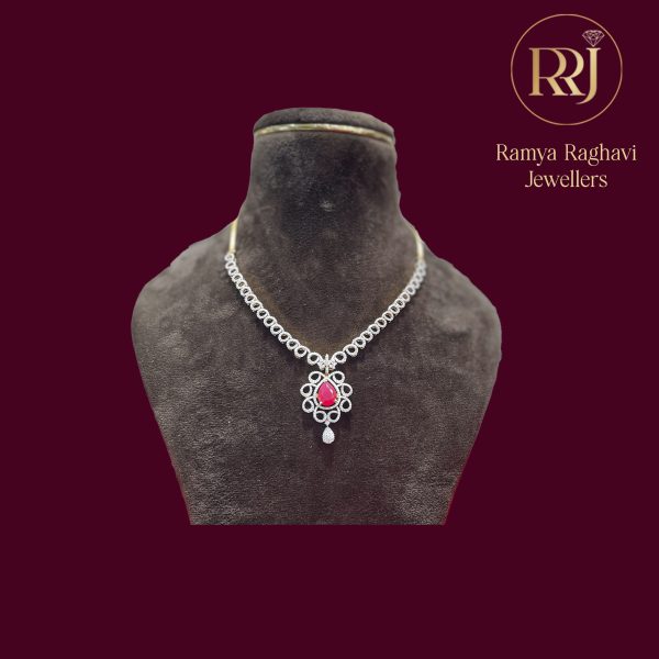 Classic Diamond & Ruby Necklace