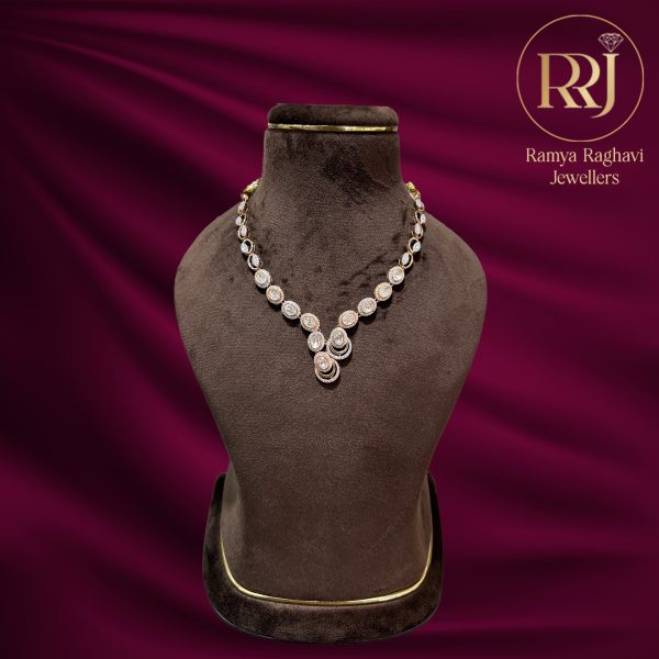 Elegant White Stone Statement Necklace