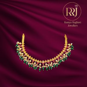 Gold Simple Necklace with Simple Design