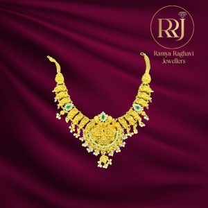 Royal Lakshmi Gold Necklace