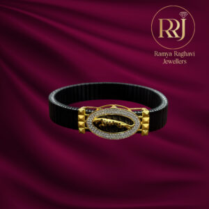 Contemporary Gold & Leather Leopard Bracelet