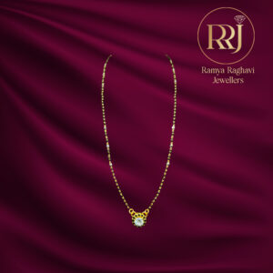 Dainty Gold & Stone Mangalsutra