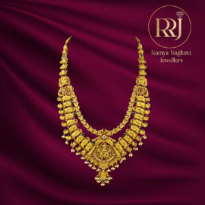 Grand Gold Lakshmi Haaram