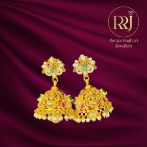 Antique Lakshmi Gold Earrings