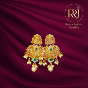 Antique Temple Gold Earrings