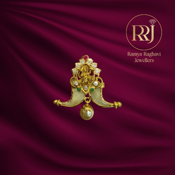Hanuman Sanjeevani Gold Pendant