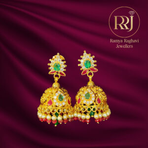Traditional Temple Gold Earrings
