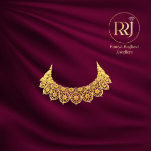 Pushpa Vaibhav Gold Necklace